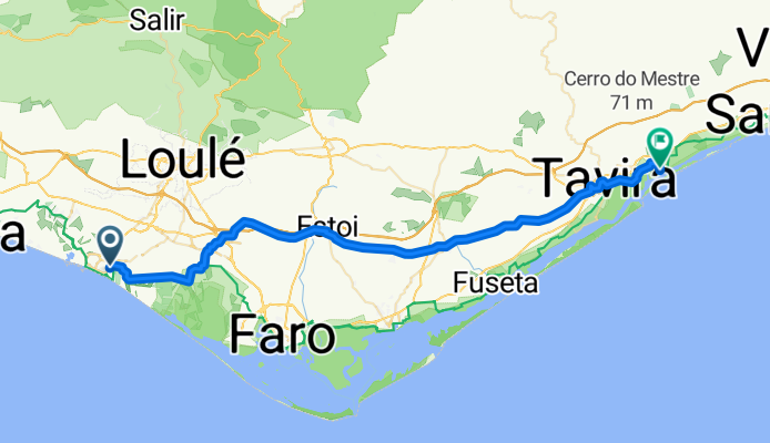 Avenida da Fonte Santa Nº to Rua Capitão Jorge Ribeiro