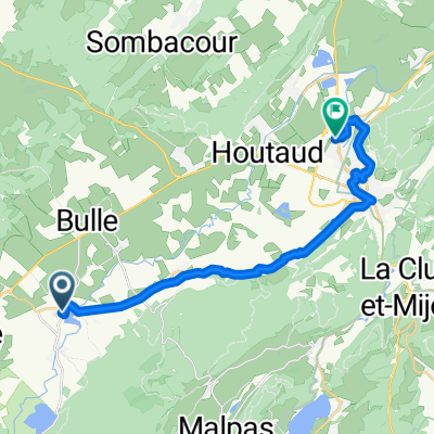 De Rue du Marronnier à Rue de Besançon