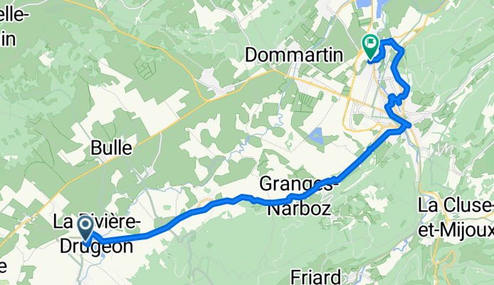 De Rue du Marronnier à Rue de Besançon