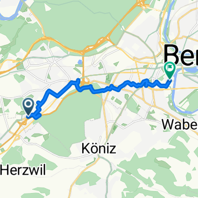 Hüsliackerstrasse nach Aarstrasse