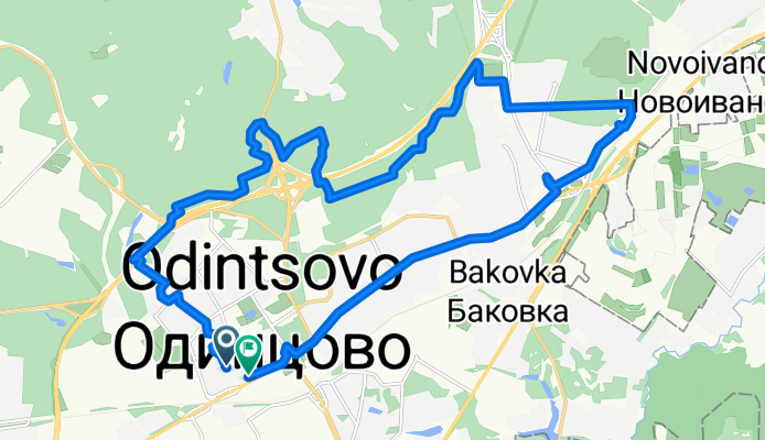 Можайское шоссе, Одинцово до Можайское шоссе, Одинцово