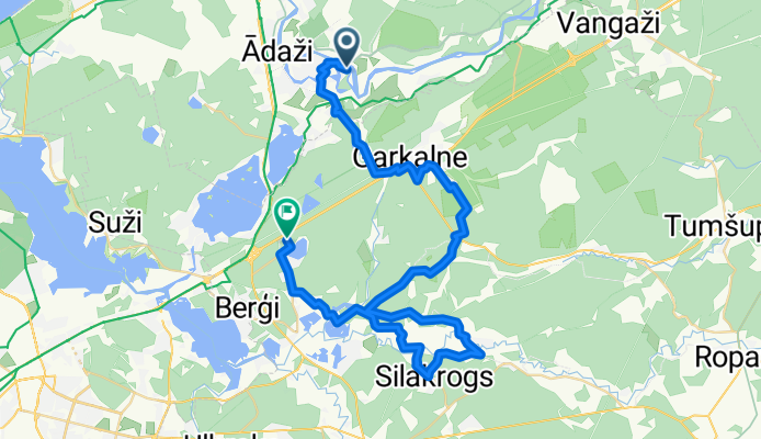 From Ādažu pagasts to Garkalnes pagasts