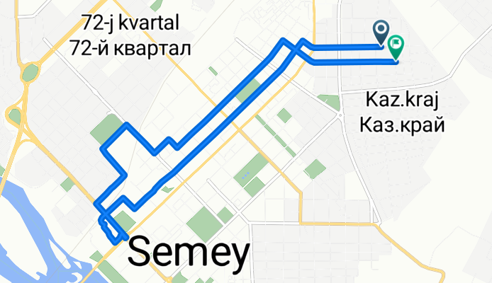 От улица Алтайская до улица Алтайская