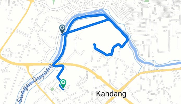 Tabika Kemas Jambatan Duyong to Lorong Jalan Kandang
