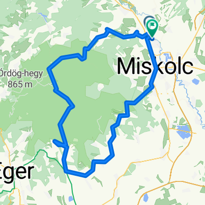 Route in Sajókeresztúr