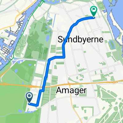 Else Alfelts Vej, København S to Strandlodsvej, København S