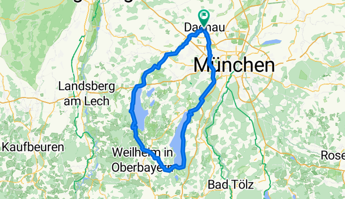 Route in Dachau