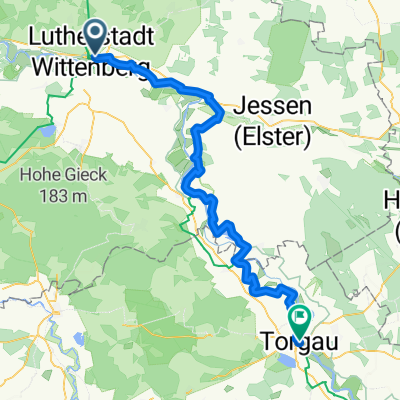 Von Lutherstadt Wittenberg bis Torgau