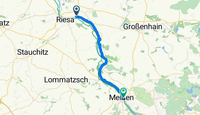 Von Zeithain bis Meißen