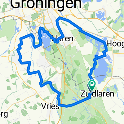 Route in Zuidlaren