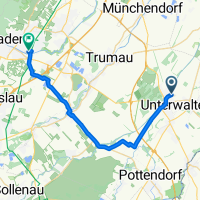 Hans-Brandl-Straße, Ebreichsdorf to Dr-Julius-Hahn-Straße, Baden