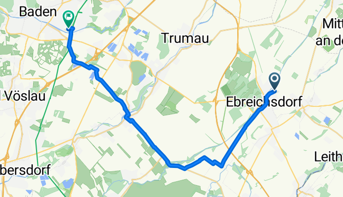Hans-Brandl-Straße, Ebreichsdorf to Dr-Julius-Hahn-Straße, Baden