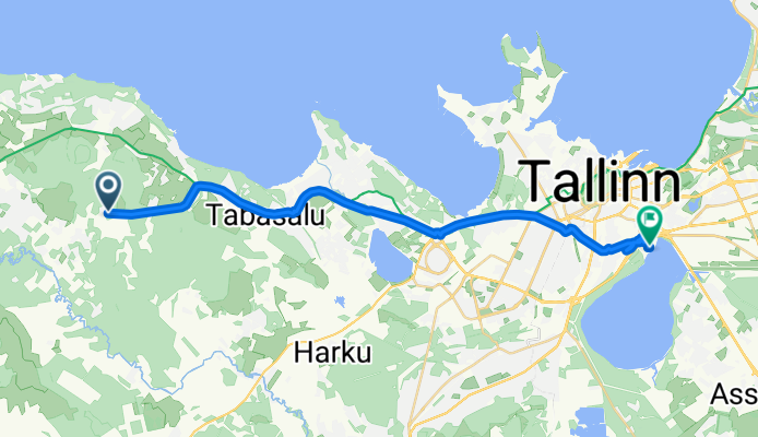 От Aedevahe до Järvevana tee