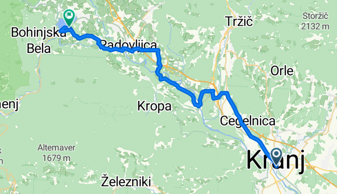 Ljubljana - Bohinjska Bistrica