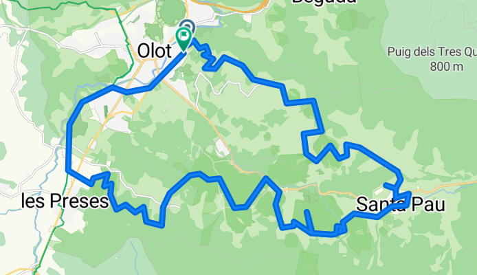 17 GARROTXA Volcans : Olot V Croscat Sta-Pau V Rocanegra V Sta-Margarida Fageda Ermita St Martí i St Miquel-del-Corb V del Racó