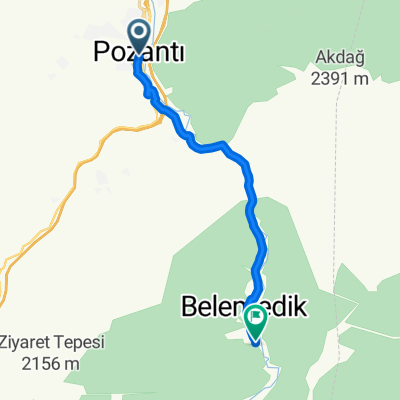 Gençlik Caddesi to 8WW6+6X