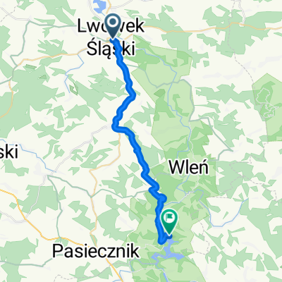 Route to Pilchowice Zapora