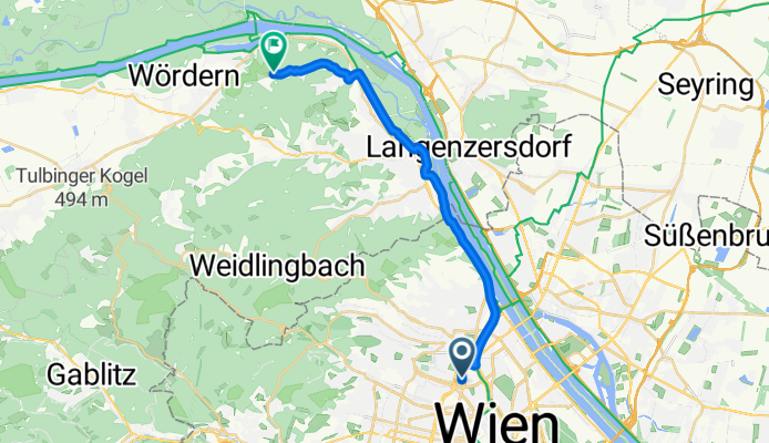 Von Wien bis Sankt Andrä-Wördern