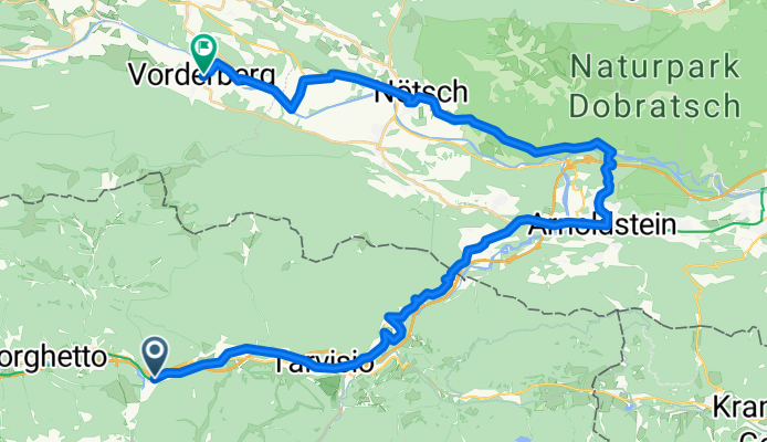 From Ugovizza to Vorderberg