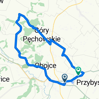 Ossolińska, Klimontów to Adamczowice, Klimontów