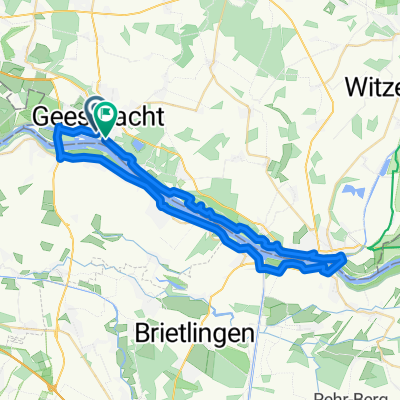Route in Geesthacht