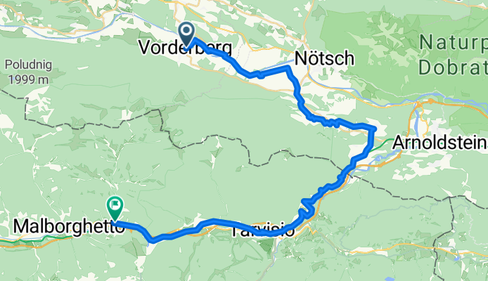 From Vorderberg to Ugovizza (via Draschitz)