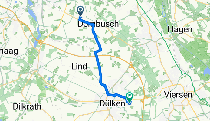 Bocholt, Nettetal nach Heesstraße, Viersen