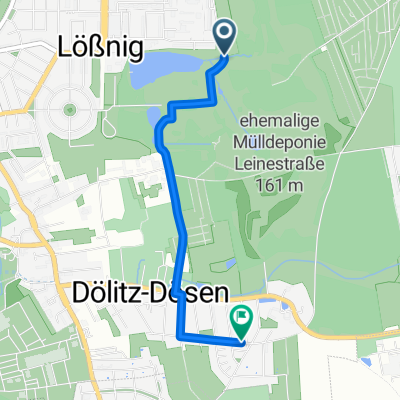 Route in Leipzig
