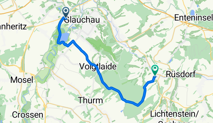 Auestraße nach Höhenweg 7A