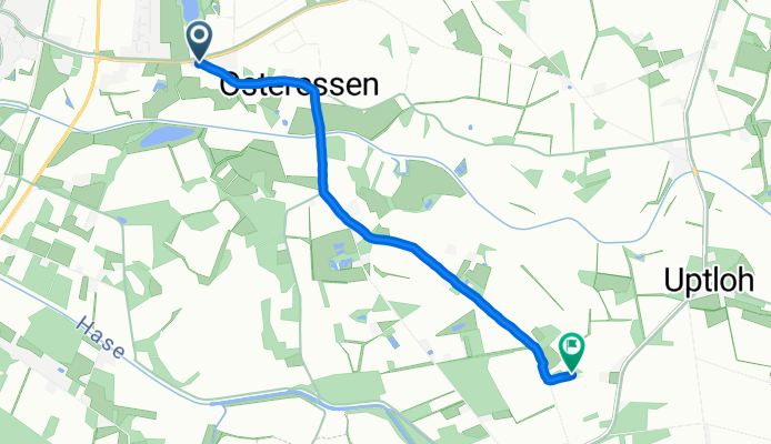 Justus-von-Liebig-Straße, Essen (Oldenburg) nach Hammoor, Essen (Oldenburg)