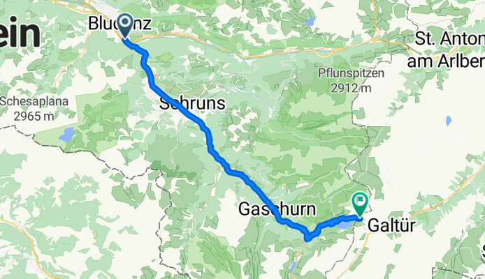 Bludenz - Galtür