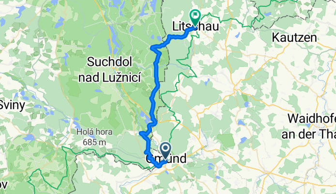 Litschau bis Gmünd via CZ