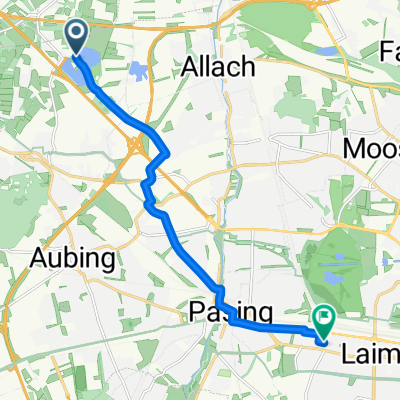 Aubing-Lochhausen-Langwied, München nach Reutterstraße, München