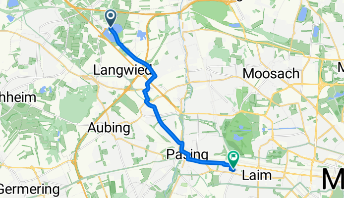 Aubing-Lochhausen-Langwied, München nach Reutterstraße, München