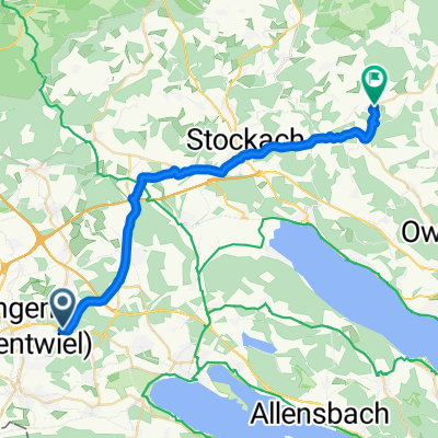 Radolfzeller Straße, Singen (Hohentwiel) nach Am Josenberg, Hohenfels