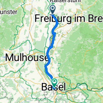 Von Breisach am Rhein bis Basel