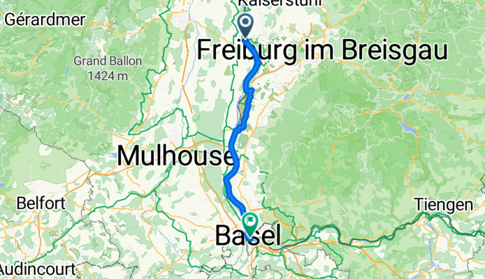 Von Breisach am Rhein bis Basel