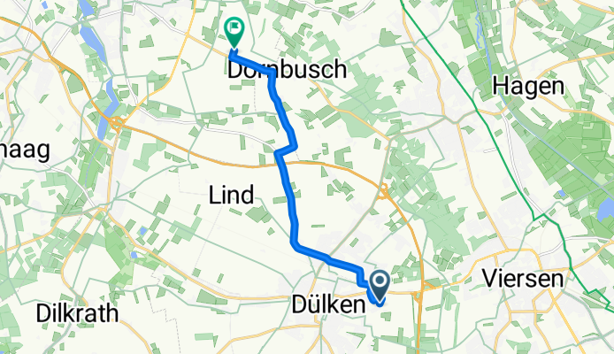 Heesstraße, Viersen nach Bocholt, Nettetal