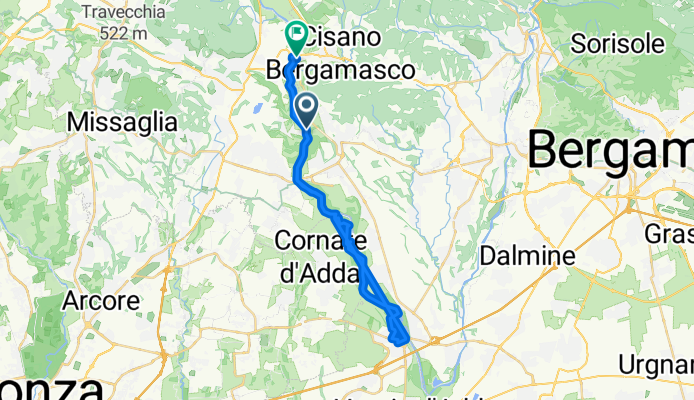 Imbersago a Via Amatore Sciesa, Cisano Bergamasco