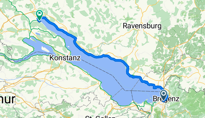 Arlbergstra脽e, Bregenz - Kaiserpfalzstra脽e, Bodman-Ludwigshafen