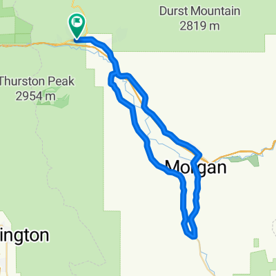 W Old Highway Rd, Morgan to W Old Highway Rd, Morgan