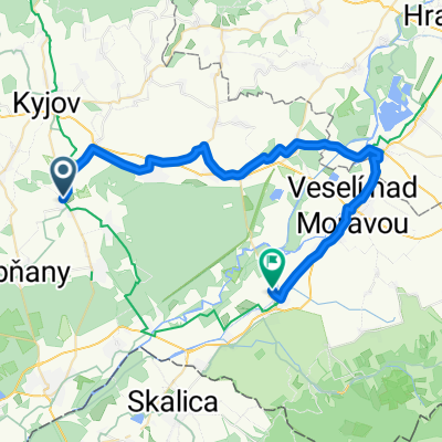 Milotice-Vracov-Bzenec-Straznice