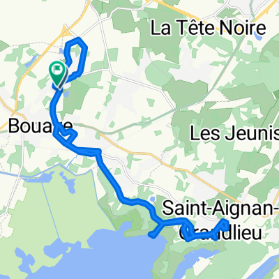 De Route de la Barre à Route de la Barre