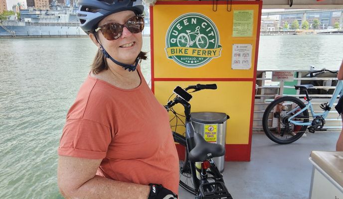 Photo 1 of the Bikemap route "Empire State Trail to Fuhrmann Boulevard"