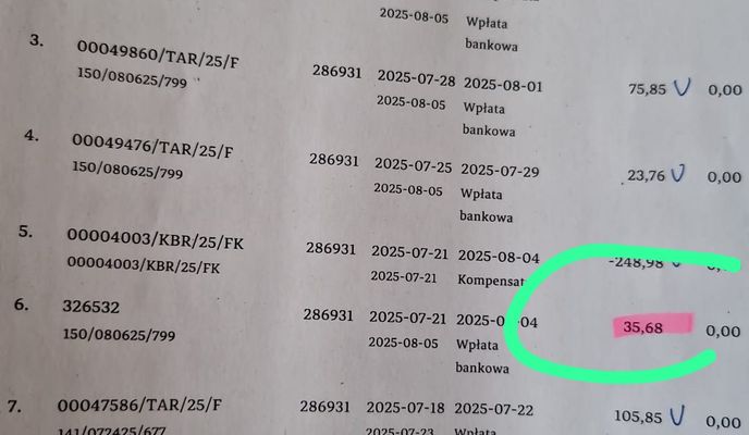 Photo 1 of the Bikemap route "Tarnowiec do 42B"