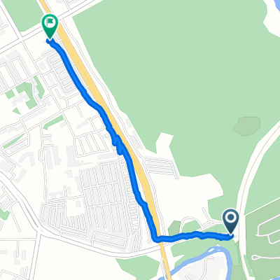 улица Петра Великого, Сосновый Бор до Солнечная улица, Сосновый Бор