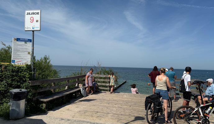 Foto 1 de la ruta de Bikemap "Zachodnia, Ustronie Morskie - Mielno - Ustronie Morskie" Foto 1 de la ruta de Bikemap "Zachodnia, Ustronie Morskie - Mielno - Ustronie Morskie"