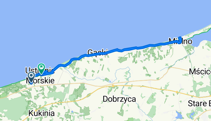 Zachodnia, Ustronie Morskie - Mielno - Ustronie Morskie