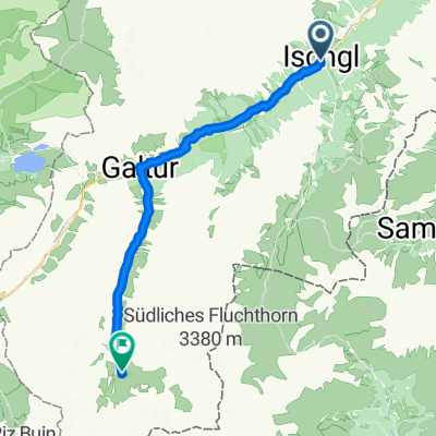 Bichlweg, Ischgl nach Galtür