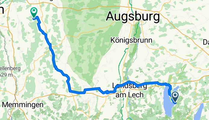 Von Herrsching am Ammersee bis Autenried